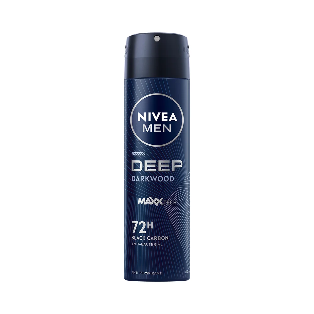 NIVEA MEN Anti-perspirant DEEP DARKWOOD 1×150 ml, sprej