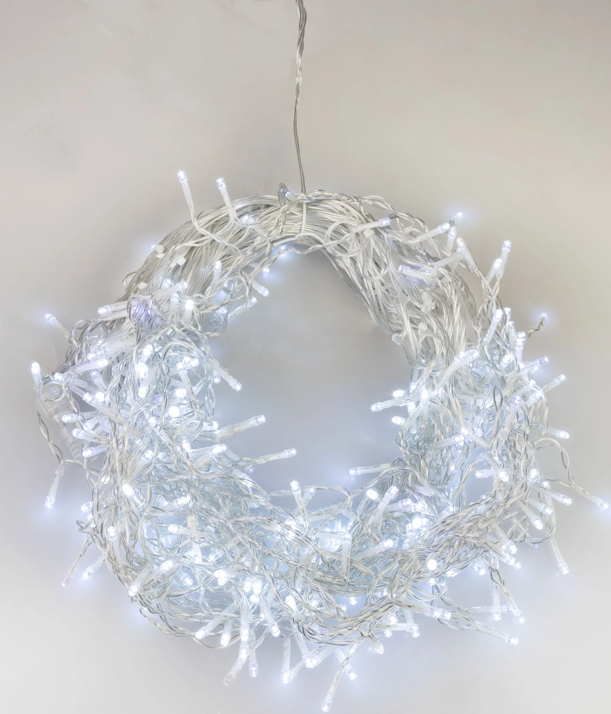 MagicHome vianočná LED reťaz, 1 ks Časovač, 306 LED, studená biela, 10 funkcií, 12 m, IP44