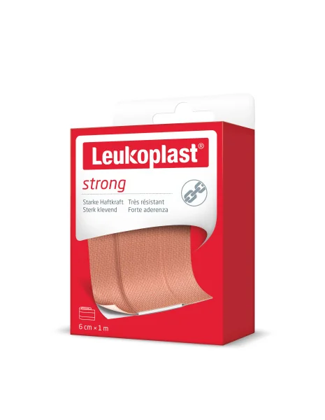 Leukoplast® strong náplasť na rany 6cm x 1m, pás, 1x1 ks