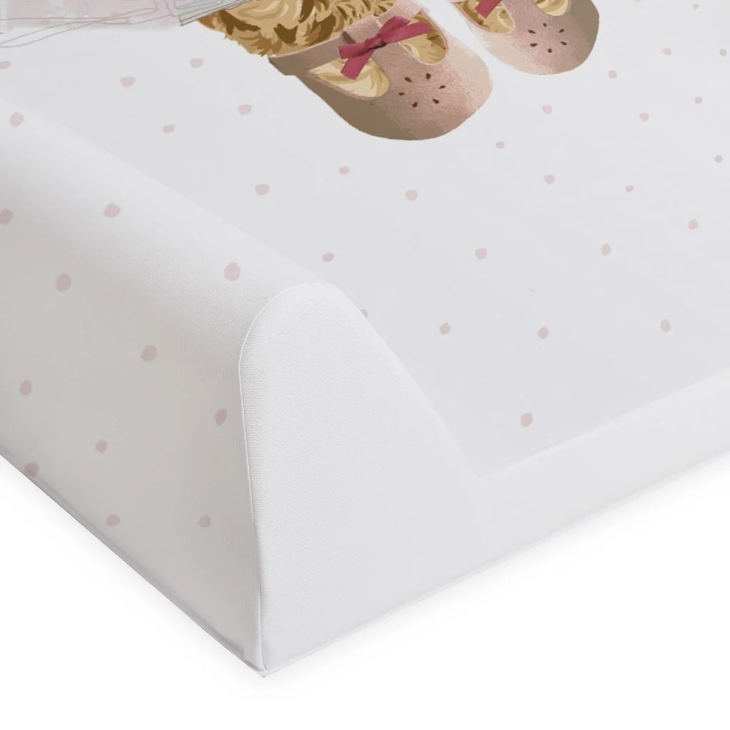 Podložka prebaľovacia 2-hranná s pevnou doskou (50x80) Comfort Fluffy Puffy Poly