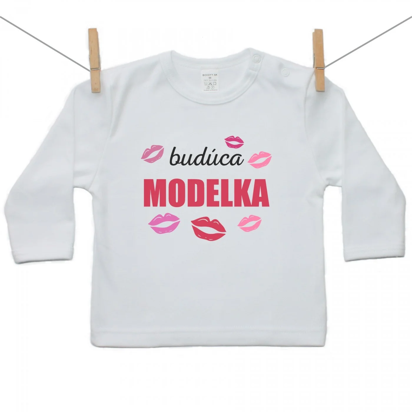 Boodyy Tričko s dlhým rukávom Budúca modelka Veľkosť: 128