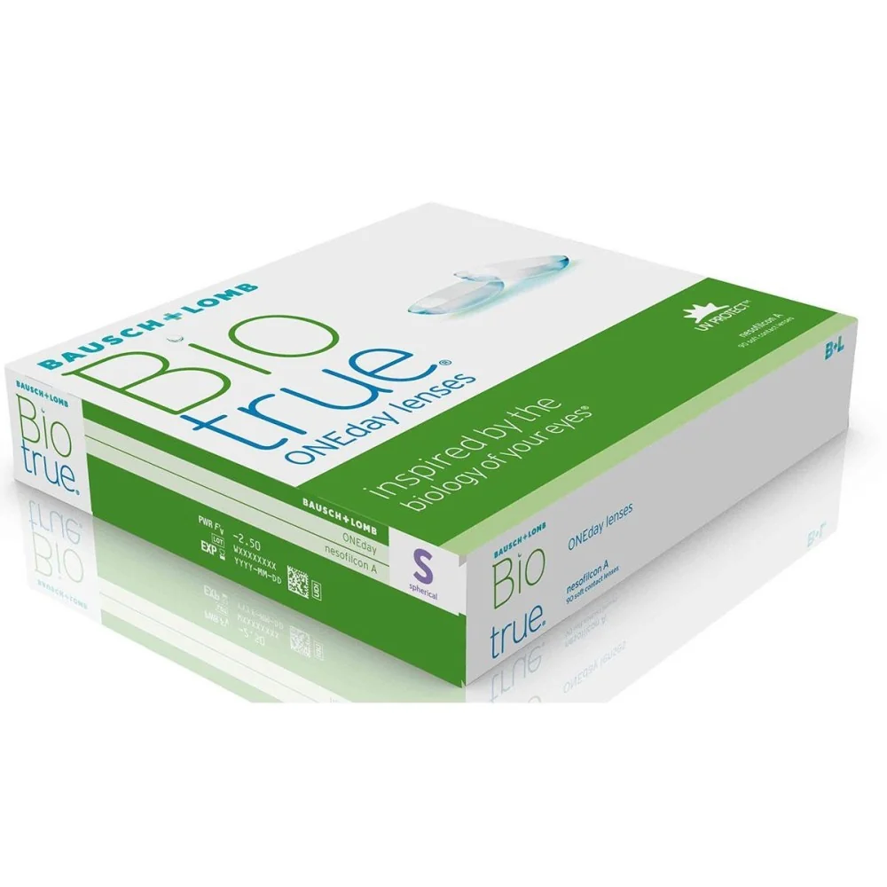 Denné Biotrue ONEday (90 šošoviek) Dioptrie: -1.25, Zakrivenie: 8.6