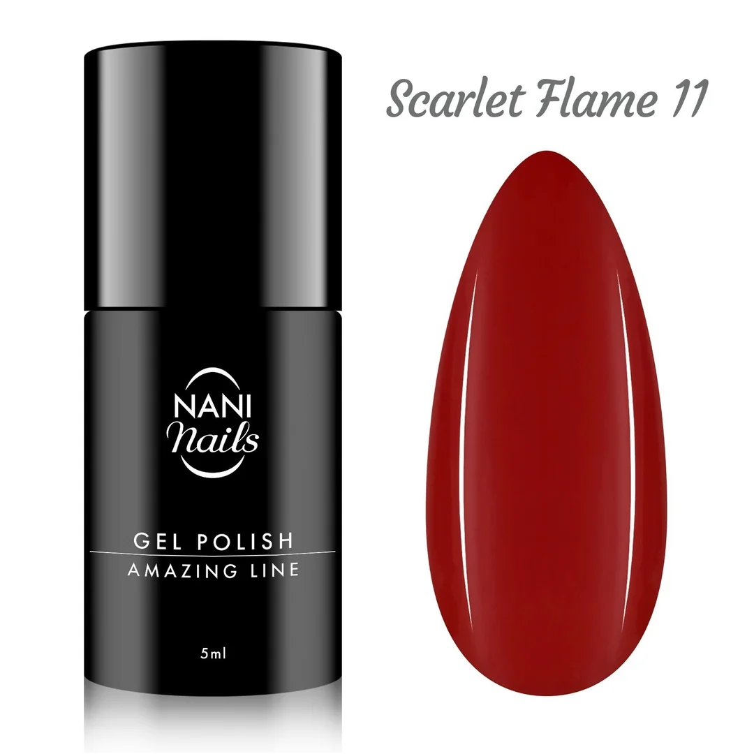 Gél lak Amazing Line – Scarlet Flame 5 ml, UV/LED gél lak