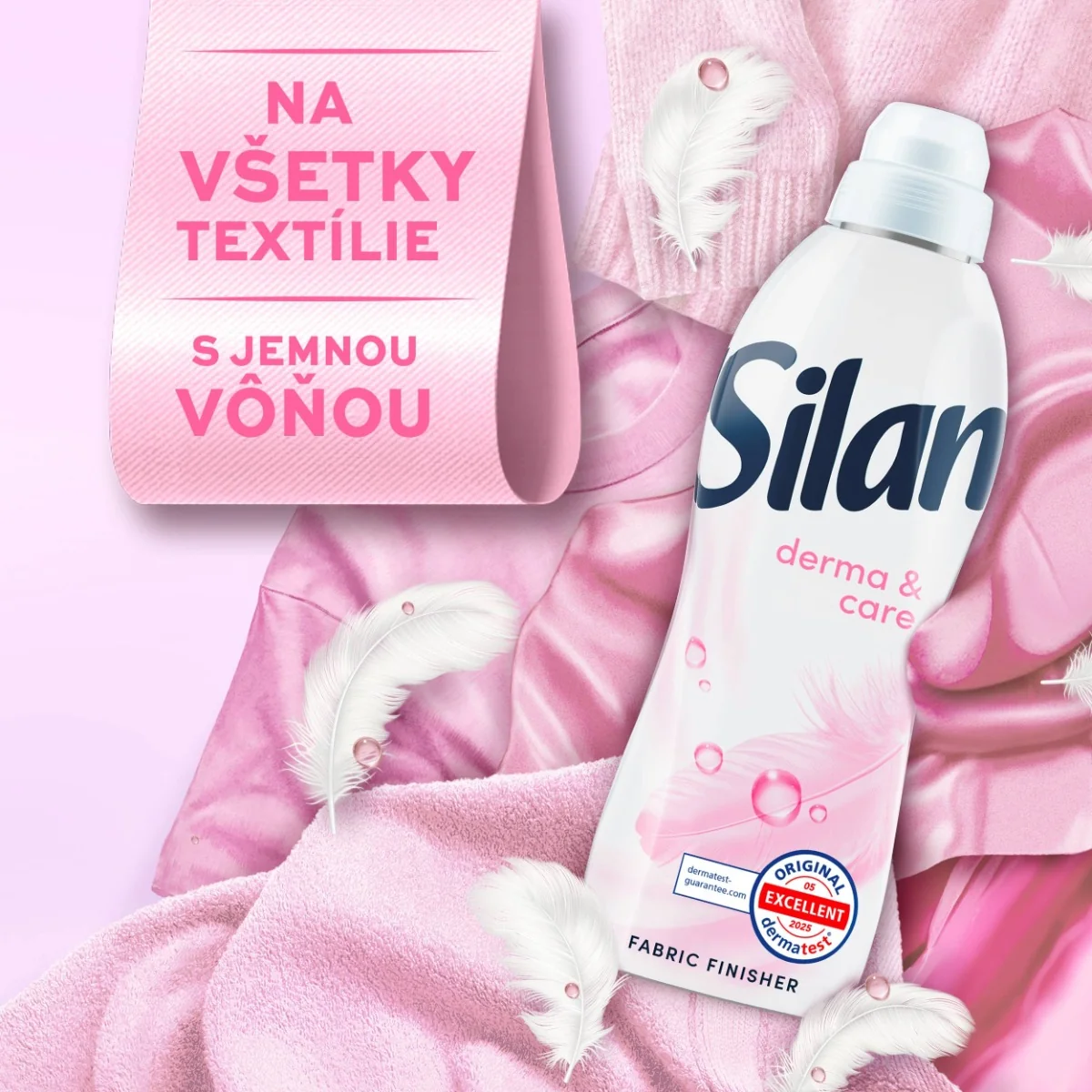 Silan aviváž Derma & Care 50 praní, 1,1 l 1×1100 ml, aviváž