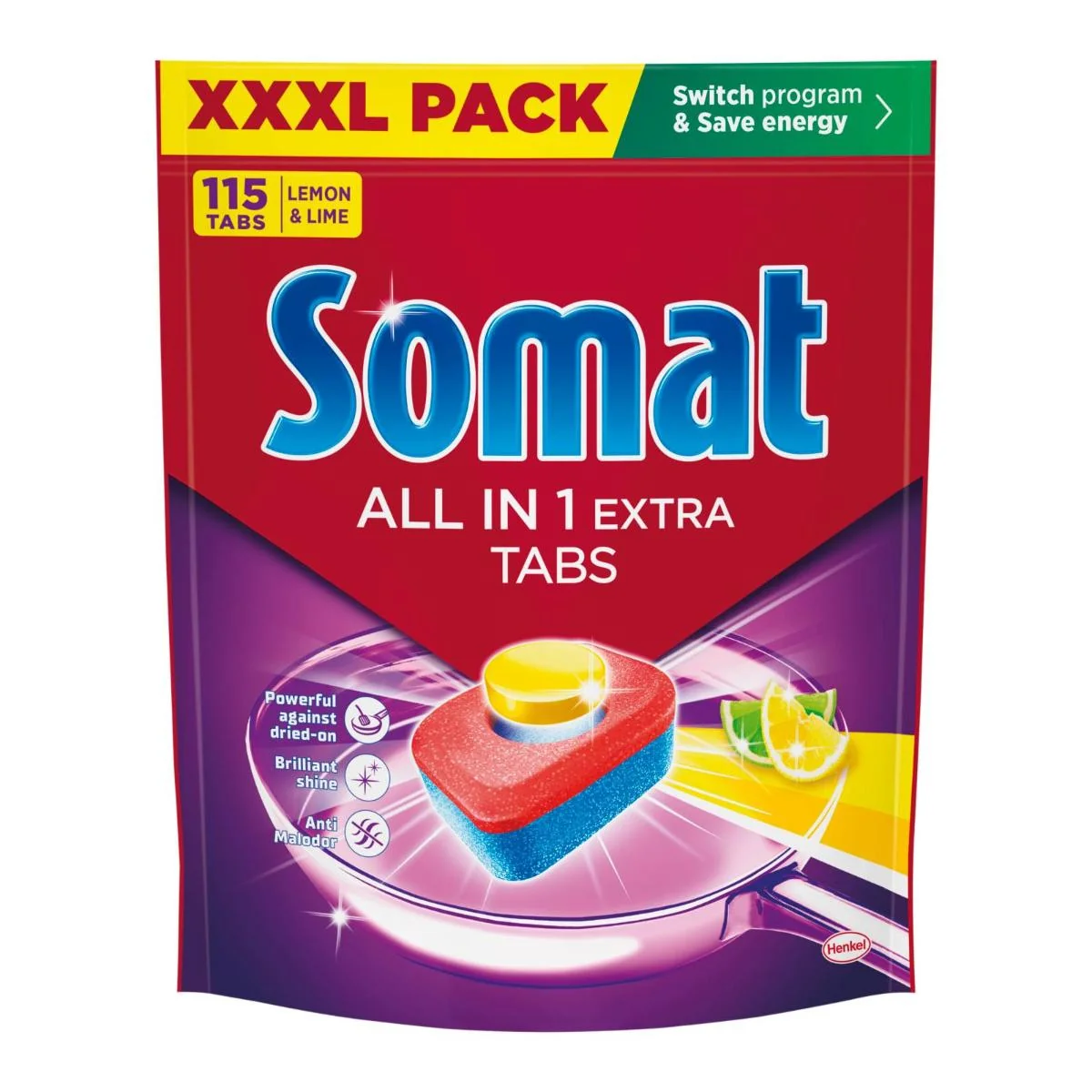 Somat All in One Extra Lemon 115 tabliet 115 ks