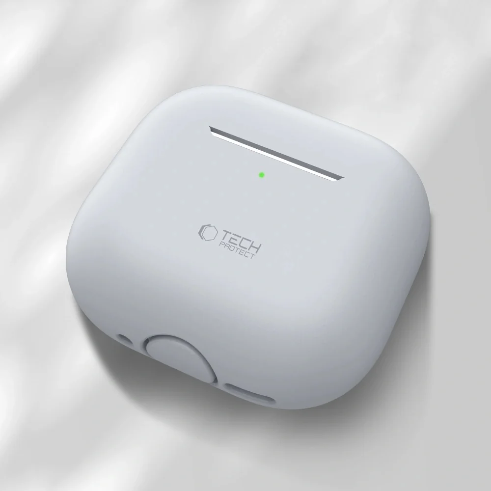 Tech-Protect Silicone puzdro na Apple AirPods 4, sivé