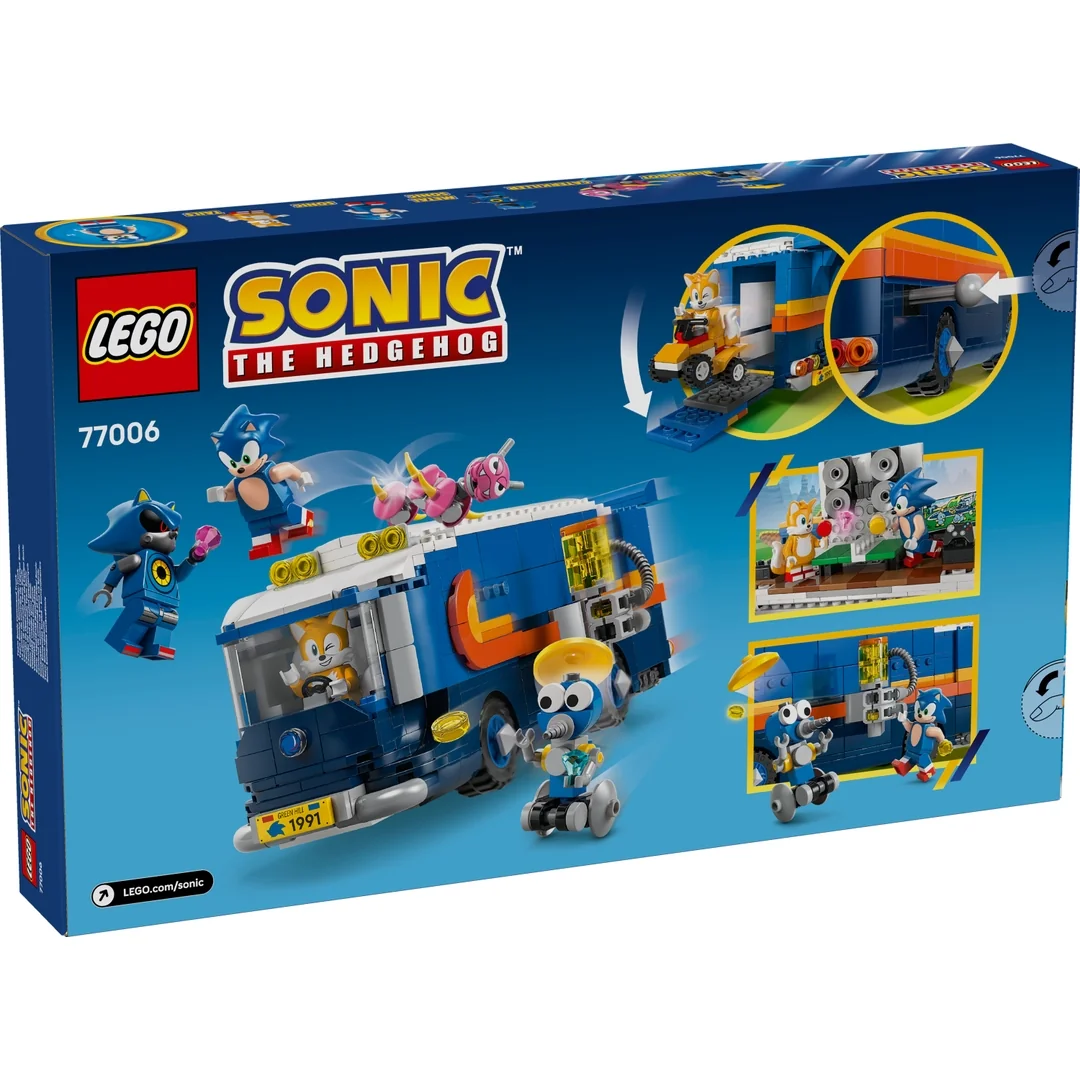 LEGO® Sonic the Hedgehog™ 77006 Veliteľské vozidlo tímu Sonic