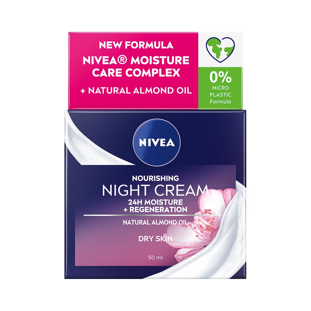 NIVEA Výživný nočný krém CARE COMPLEX 1×50 ml, krém na suchú pleť