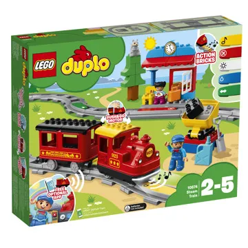 LEGO® DUPLO 10874 Parný vláčik 1×1 ks, lego stavebnica