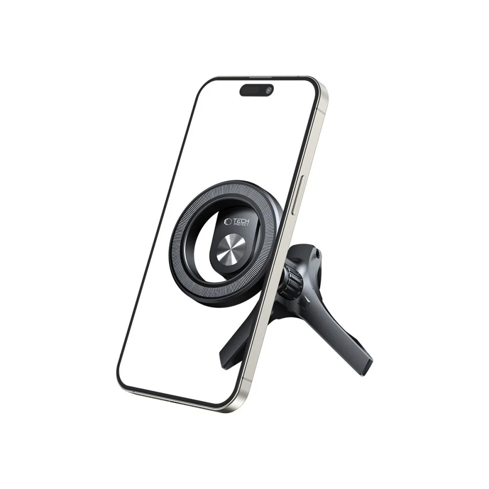 Tech-Protect N53 MagSafe magnetický držiak na mobil do auta, čierny