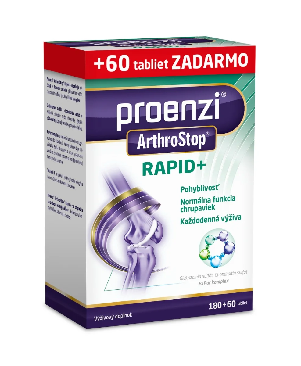 Proenzi ArthroStop RAPID+ 1×240 tbl, výživový doplnok