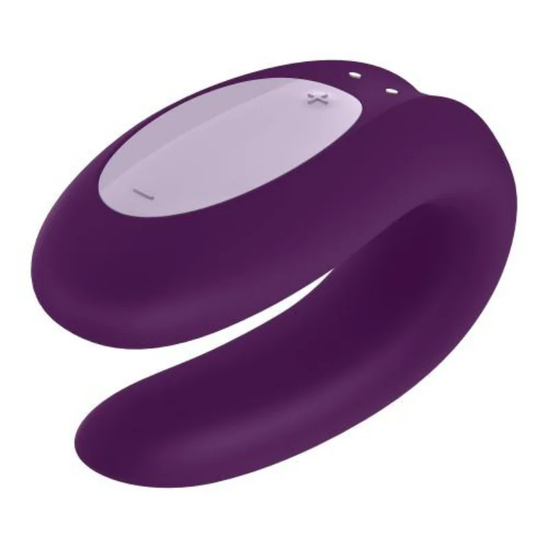 Satisfyer Double Joy partnerský vibrátor violet