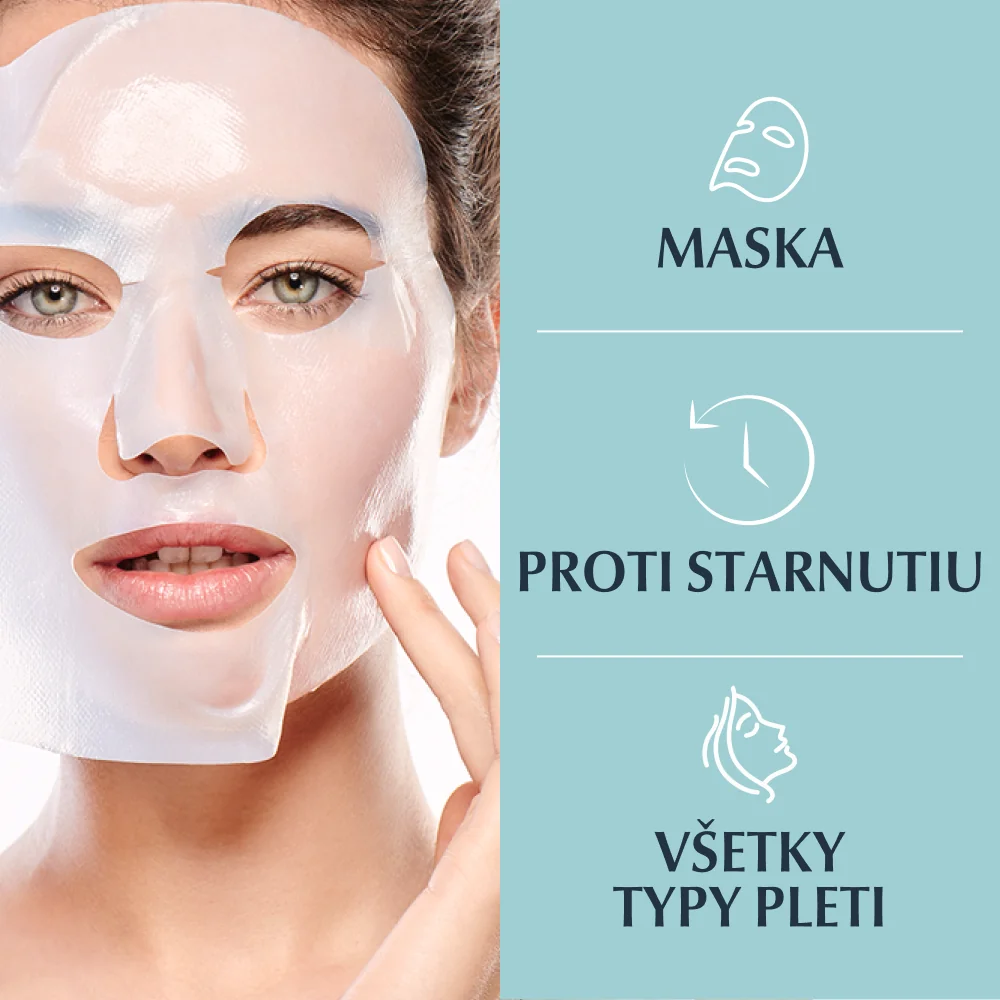 Eucerin HYALURON-FILLER 3x EFFECT Intenzívna maska 1×1 ks, svieži a mladší vzhľad pleti