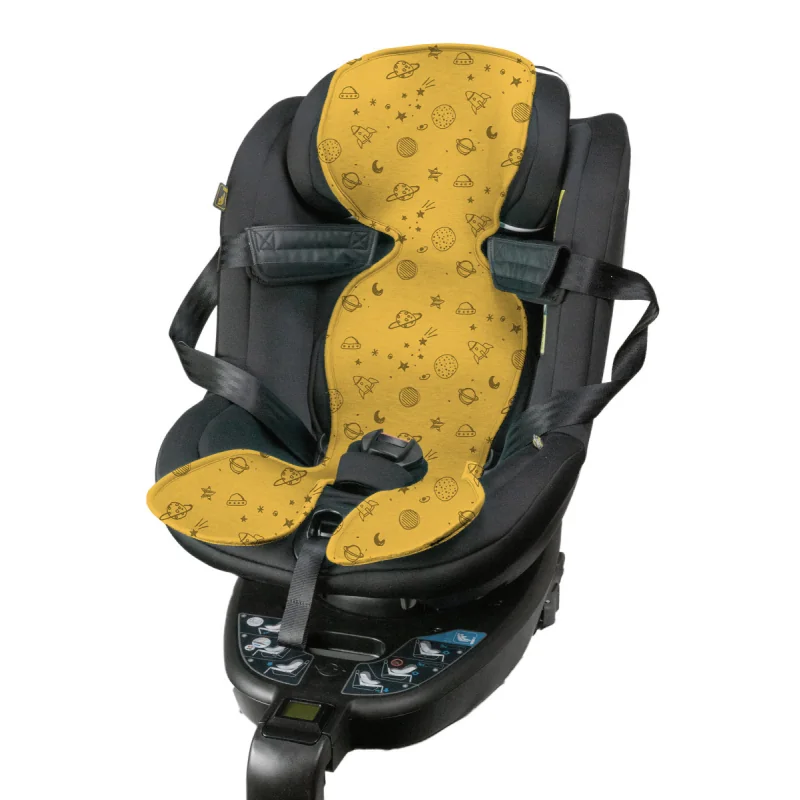 Kuli-Muli Climatic vložka do autosedačky proti poteniu 9-18 kg, medová kozmos