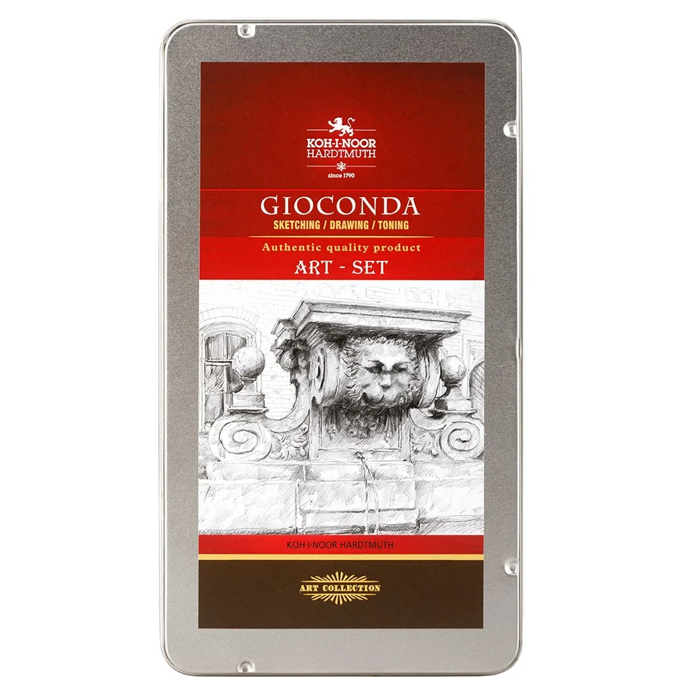 GIOCONDA 8894 Umelecká sada na čiernobielu kresbu 22-dielna súprava