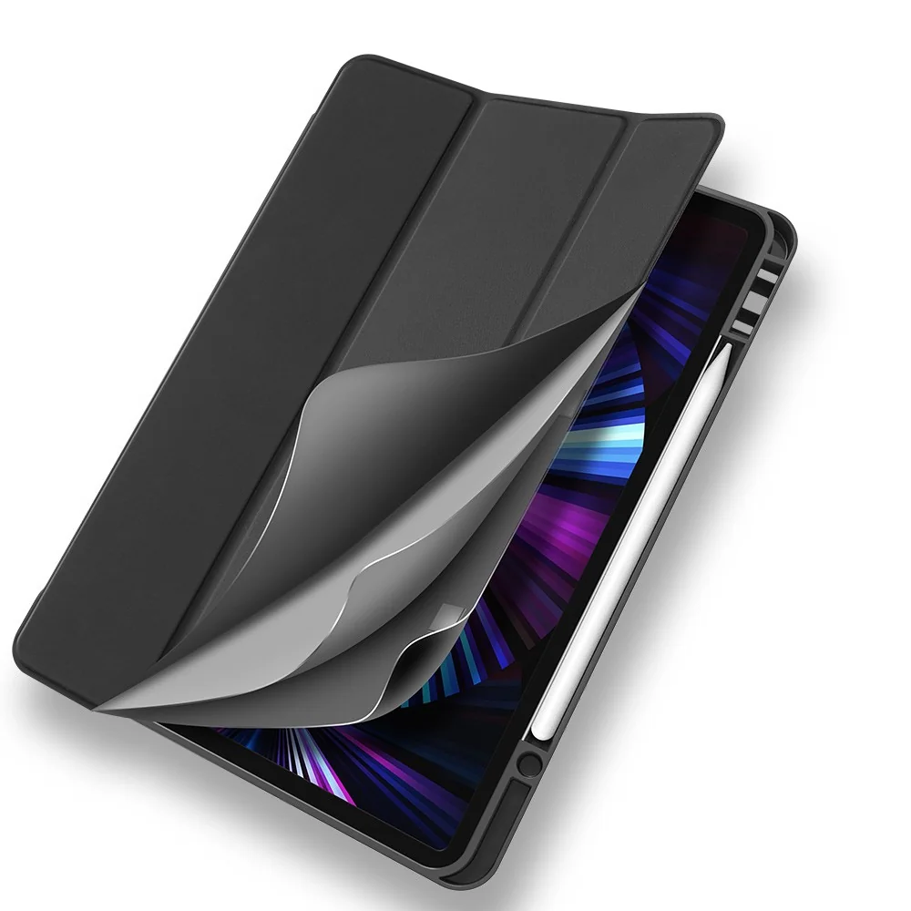 Osom TPU gélový kryt na tablet s viacuhlovým stojanom Čierna, 1 x 14877