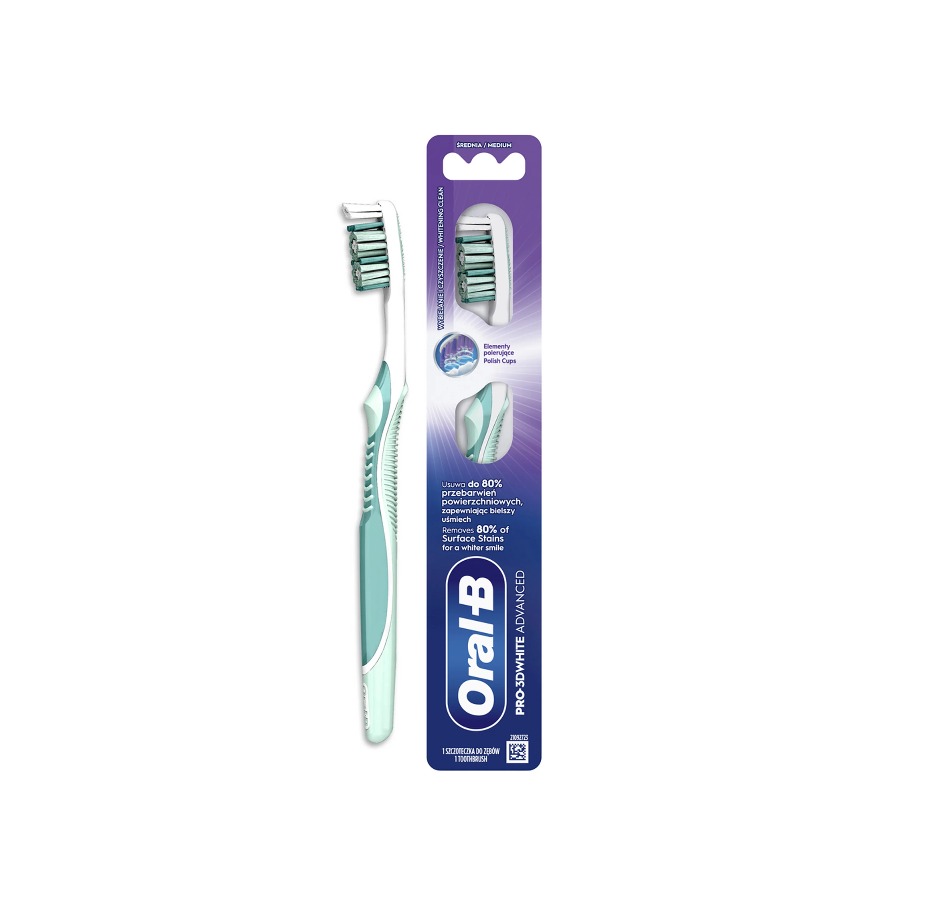 Oral-B Pro-3DWhite Advanced manuálna kefka 2 ks