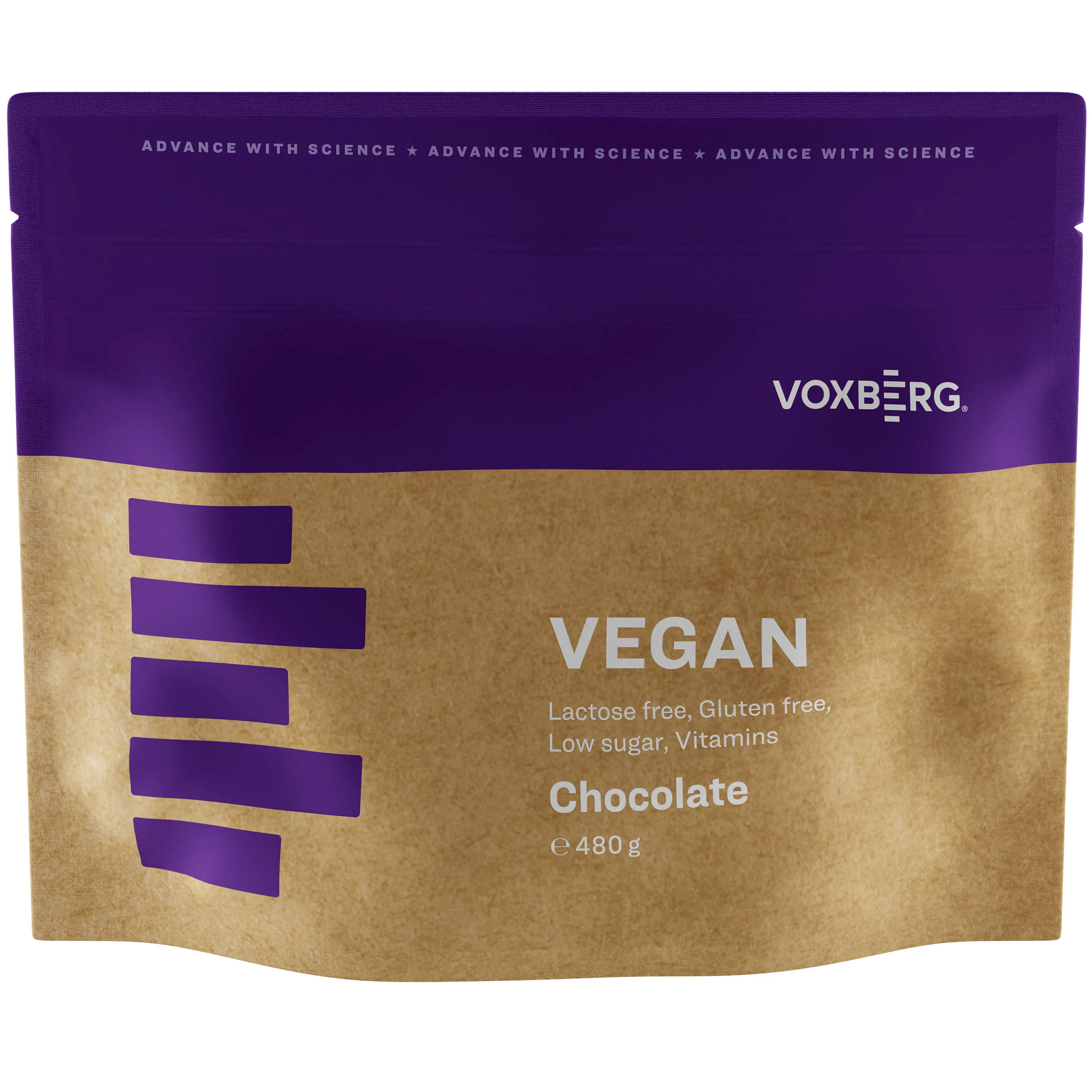 VEGAN Protein Čokoláda VOXBERG 480 g