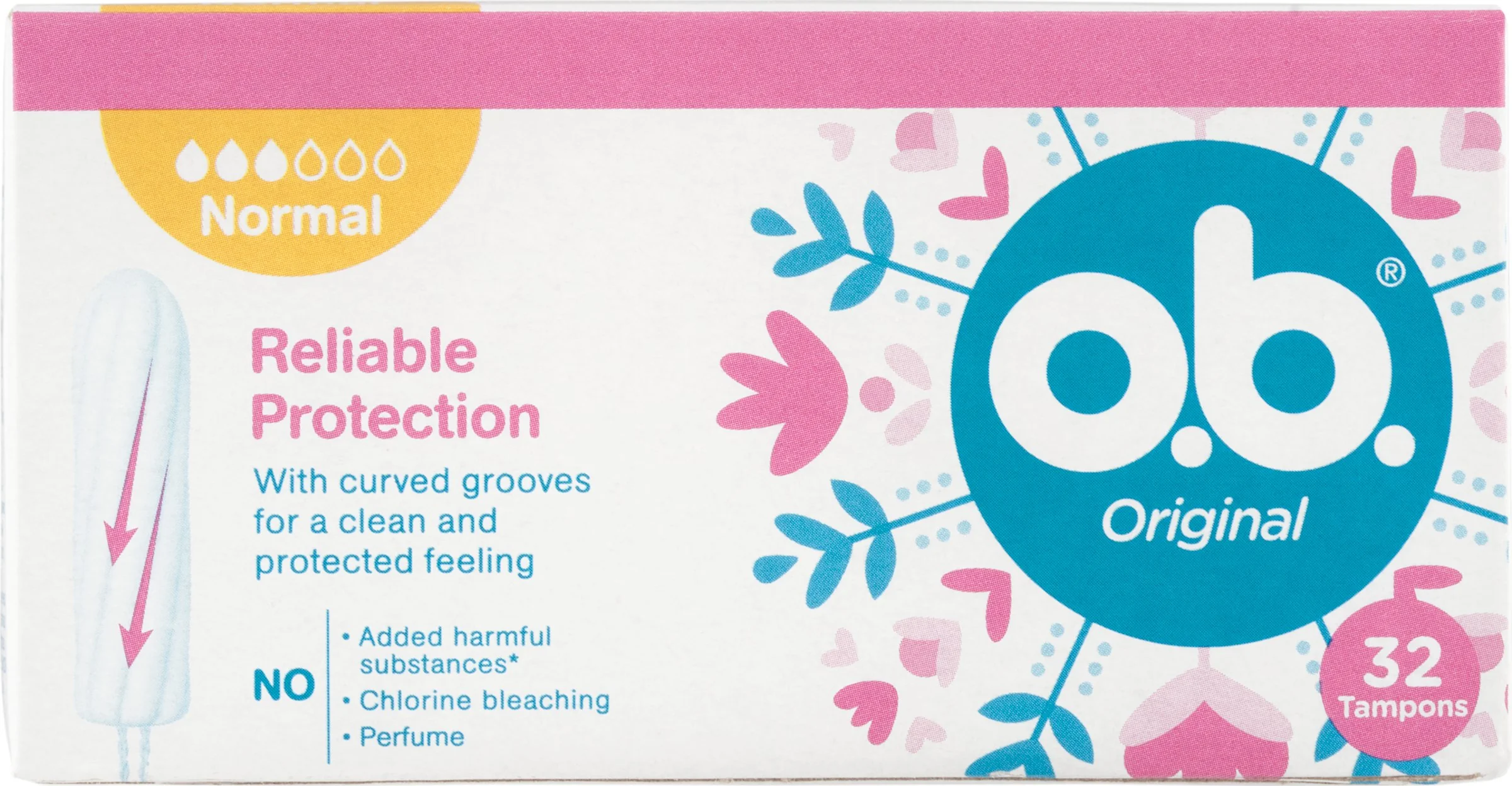 o.b. Original Normal 1×32 ks , tampóny