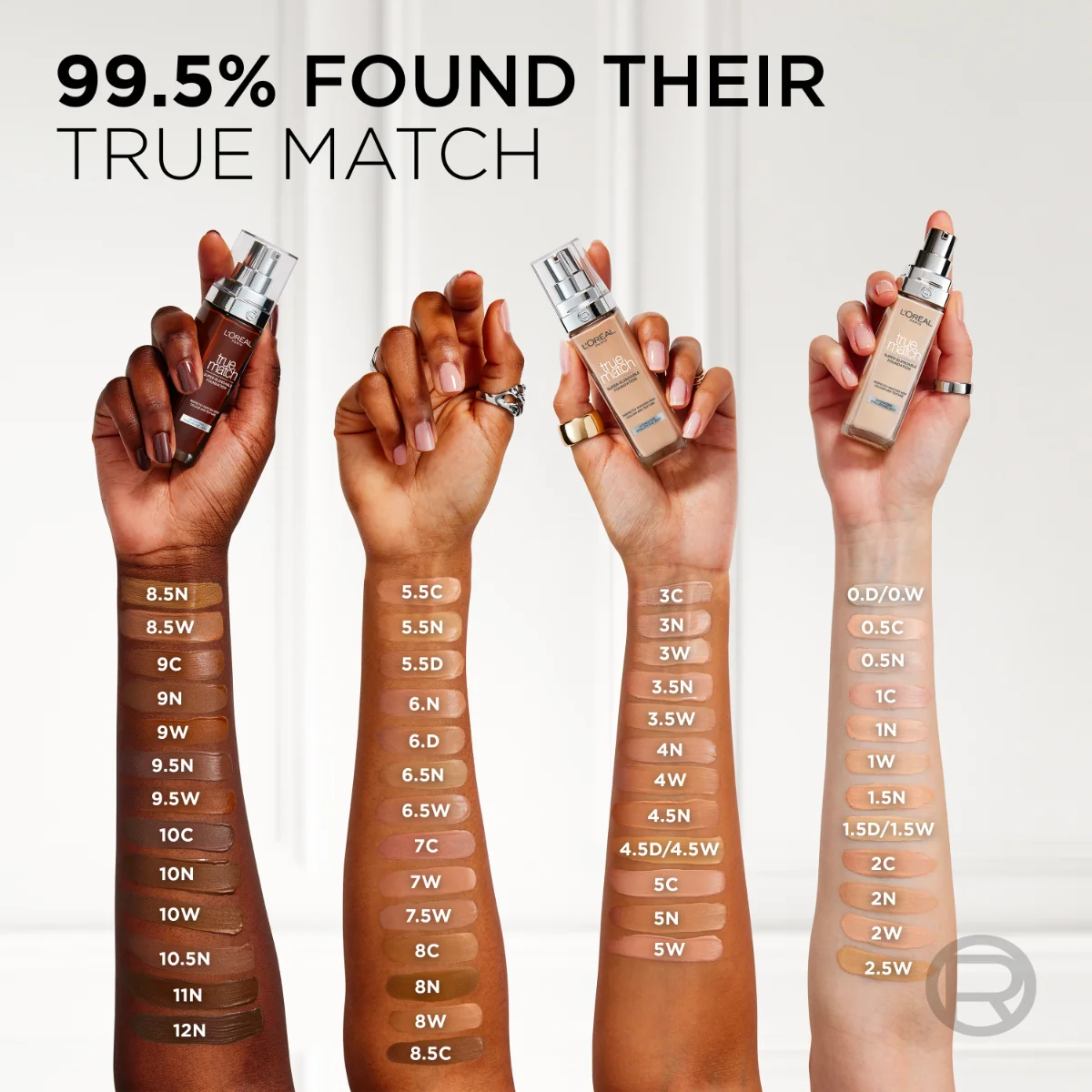 L´Oréal Paris True Match 0.5N make-up, 30 ml 1×30 ml, make-up