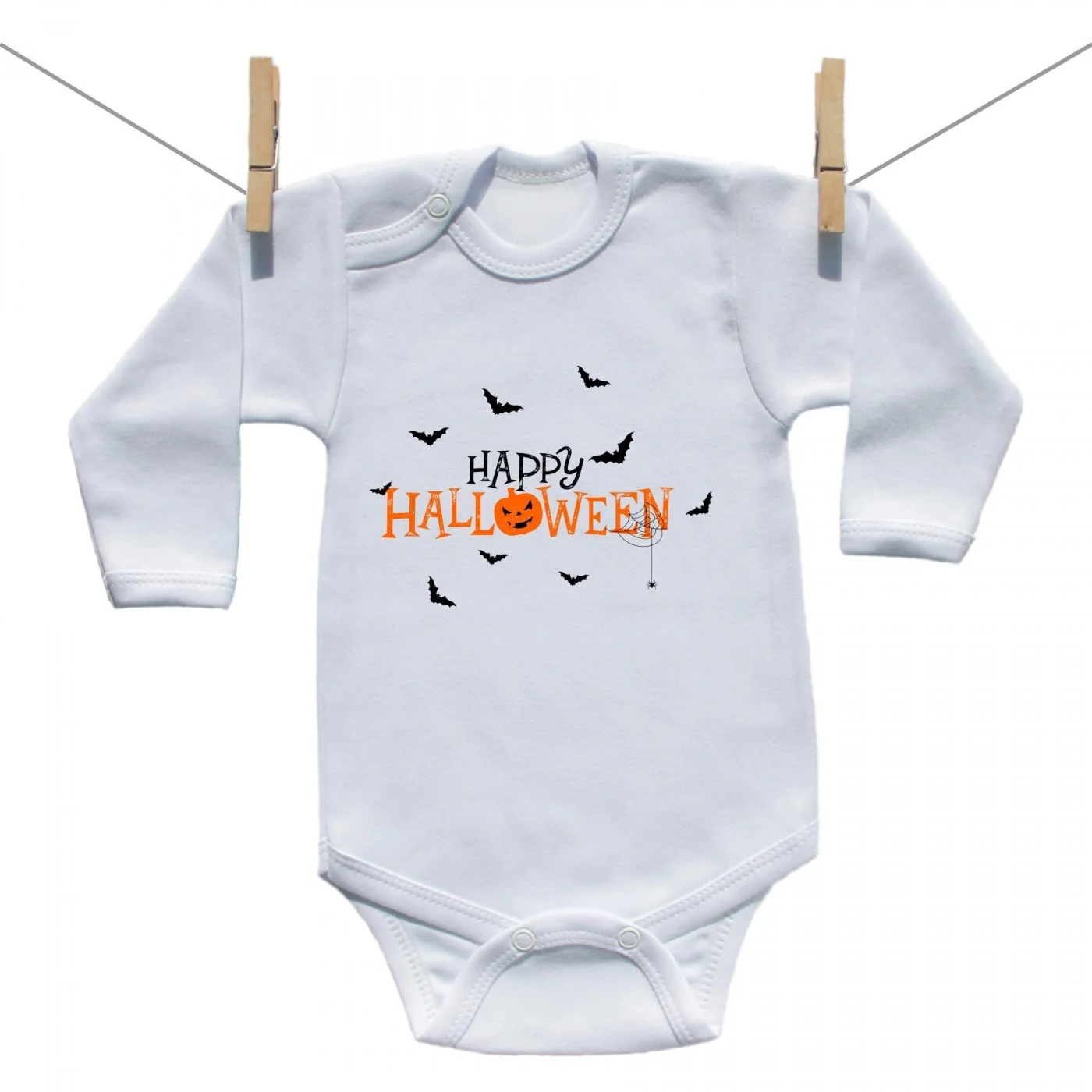 Boodyy Body s dlhým rukávom Happy Halloween Veľkosť: 50