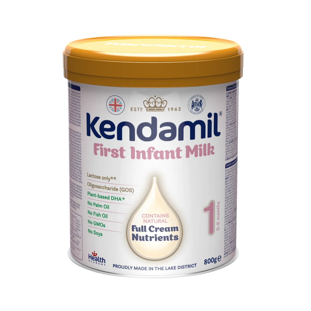 KENDAMIL Počiatočné dojčenské mlieko 1 DHA+