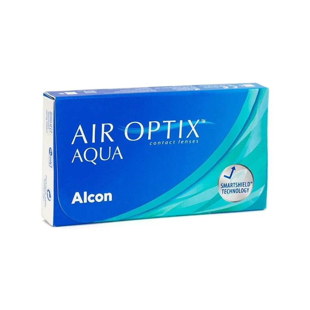 Mesačné Air Optix Aqua (6 šošoviek) Dioptrie: -0.25, Zakrivenie: 8.6