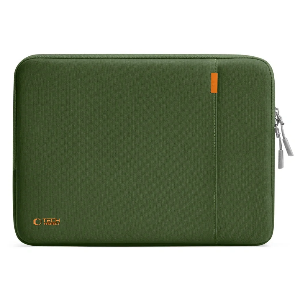 Tech-Protect Defender obal na notebook 15-16'', tmavozelený