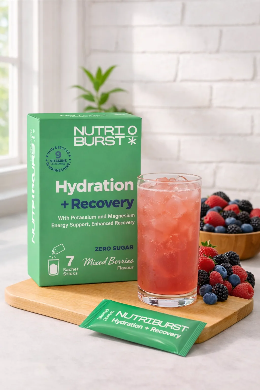 Nutriburst Elektrolyty Recovery hydratačný nápoj 7 ks
