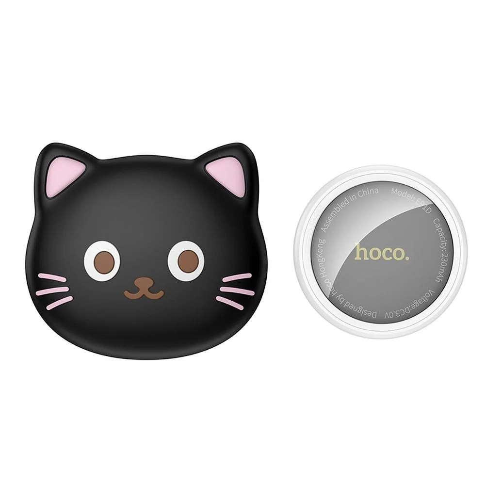 Hoco E91D Cat lokalizátor Apple FindMy, čierny