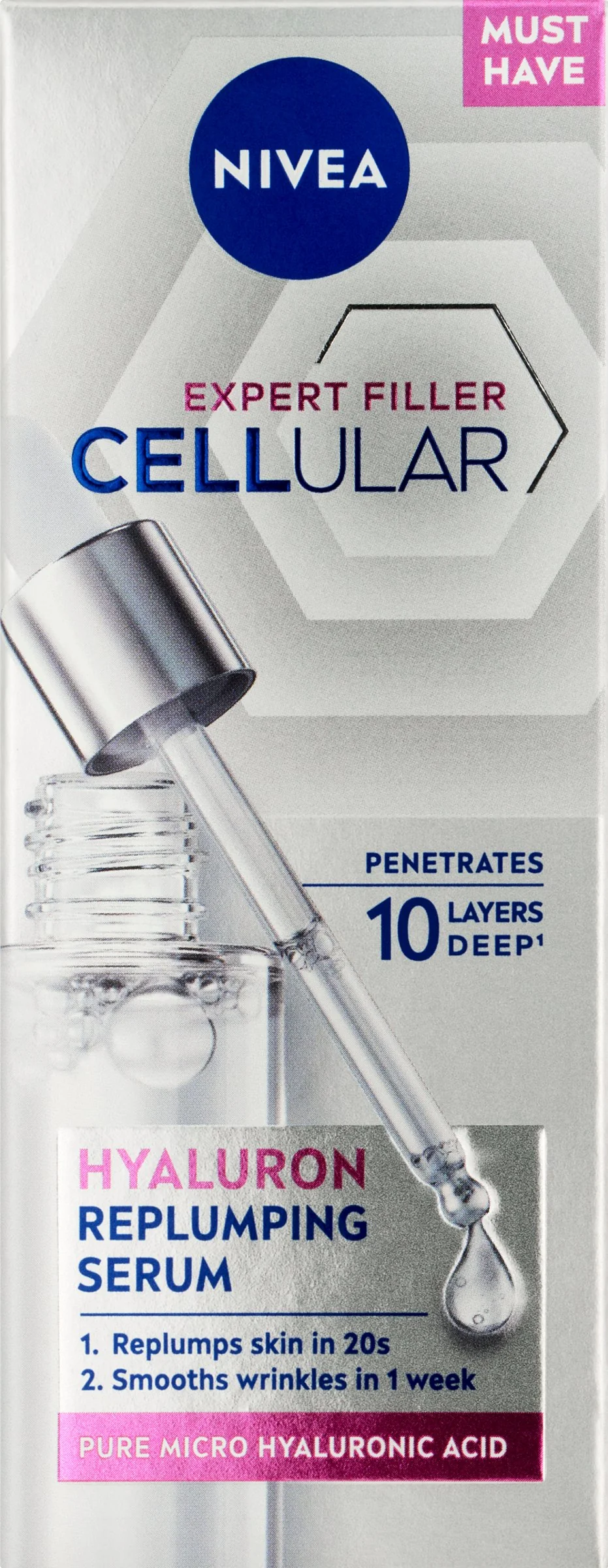 Nivea Vypĺňajúce sérum Cellular Expert Filler 30ml 1×30 ml, pleťové sérum