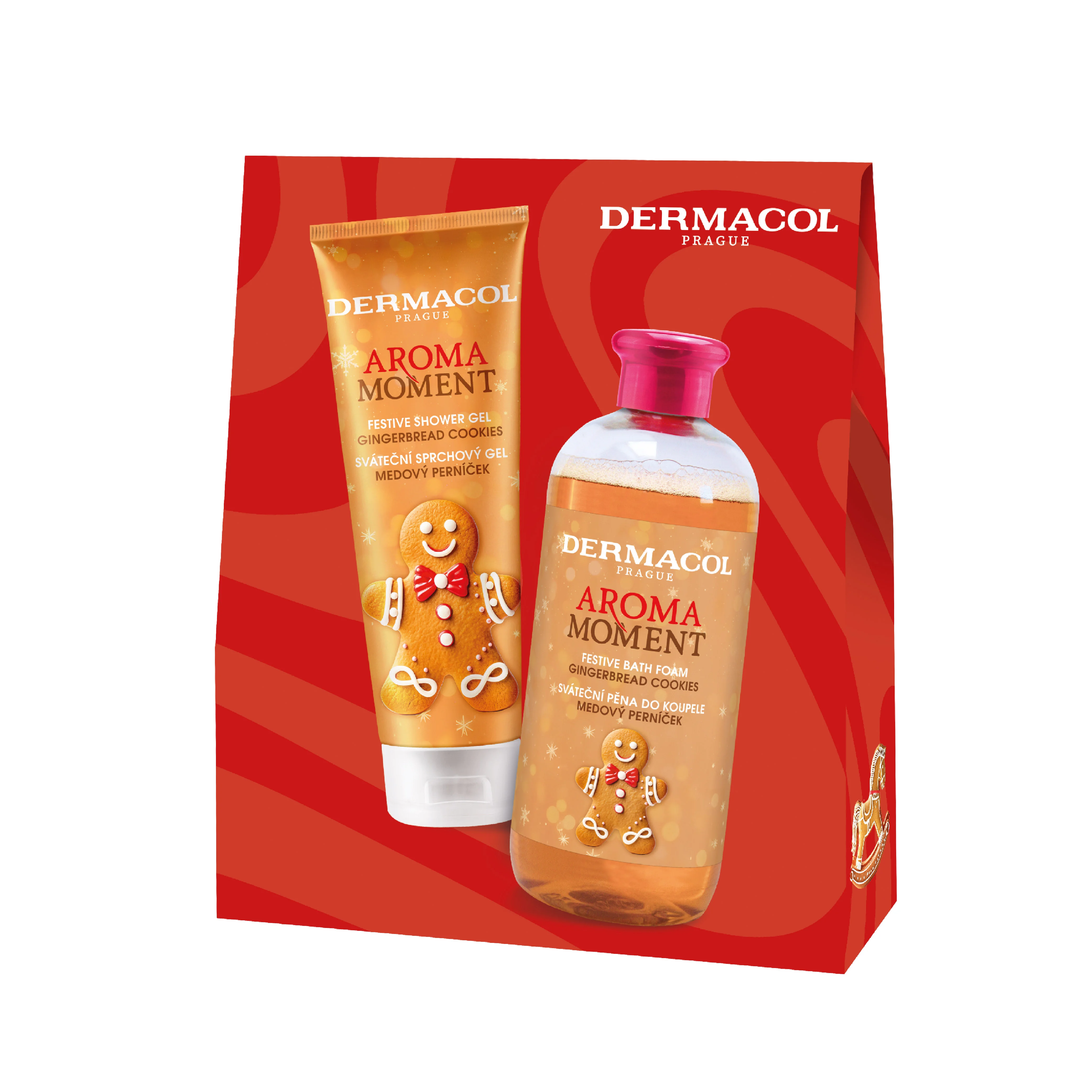 Dermacol Darčekový balíček Aroma Moment Perníček 250 ml, 500 ml