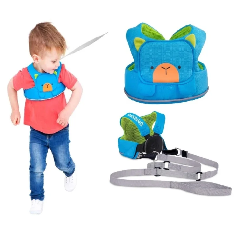 Trunki bezpečnostný postroj pre deti Bert, 6m–4 roky, modrý