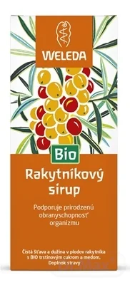 WELEDA BIO Rakytníkový sirup 1×250 ml, výživový doplnok