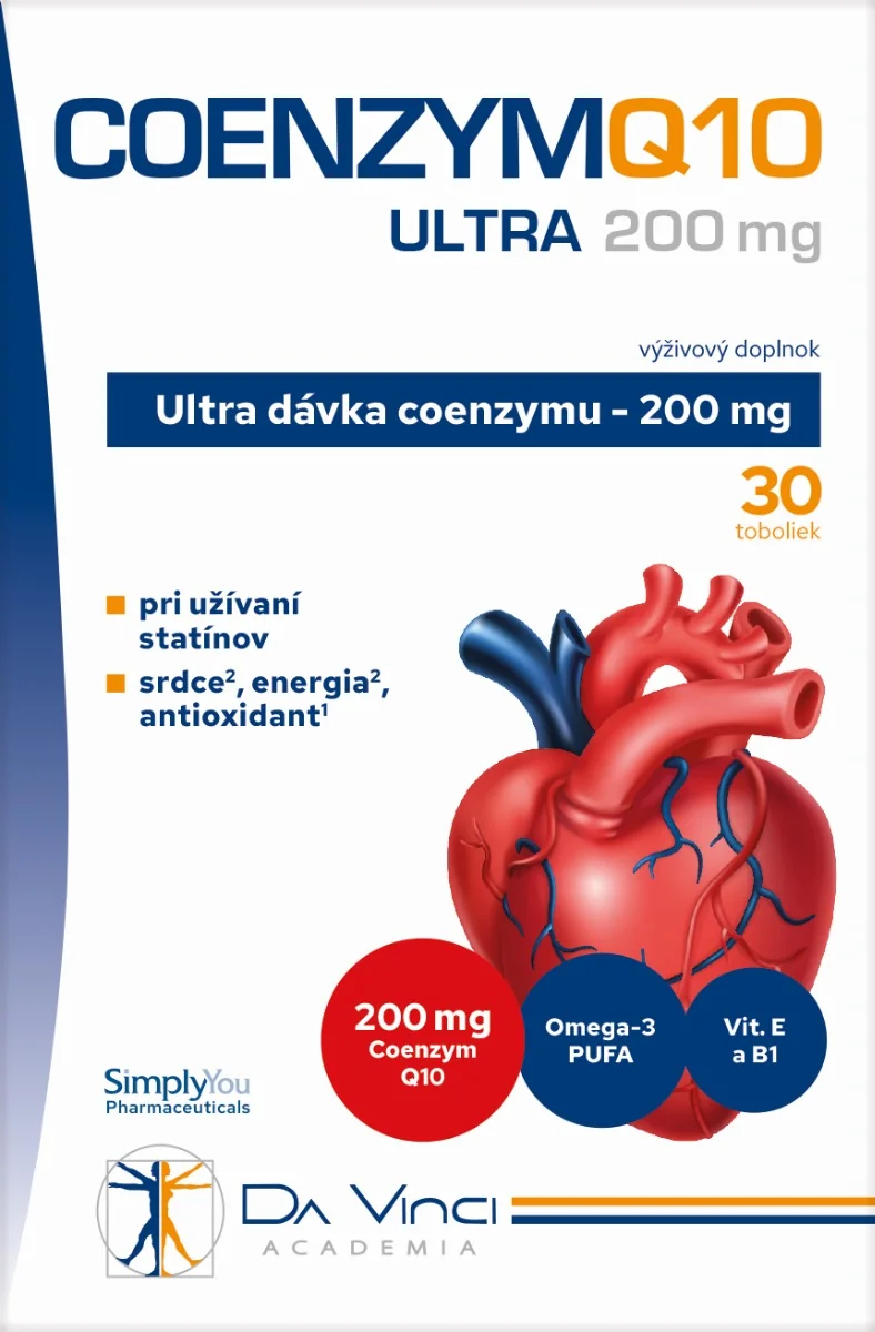Coenzym Q10 Ultra 200mg Da Vinci Academia 30 tob