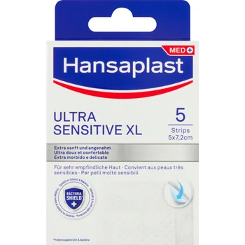 Hansaplast Ultra Sensitive XL náplasť, 5 ks 1×5 ks, náplaste