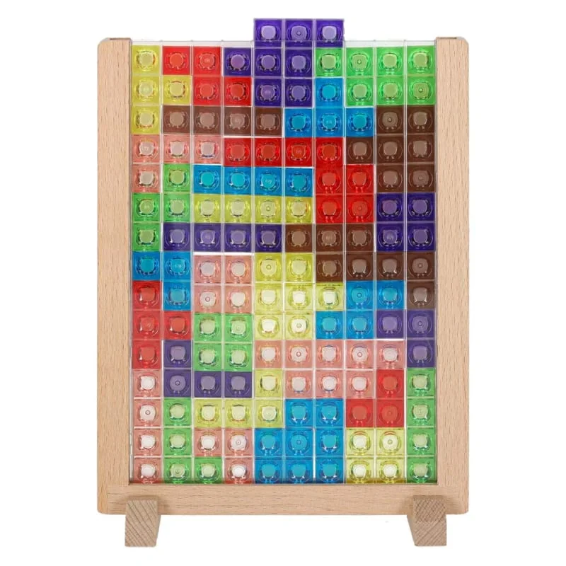 Logická hra Tetris – stojaca mozaika, 42 dielov