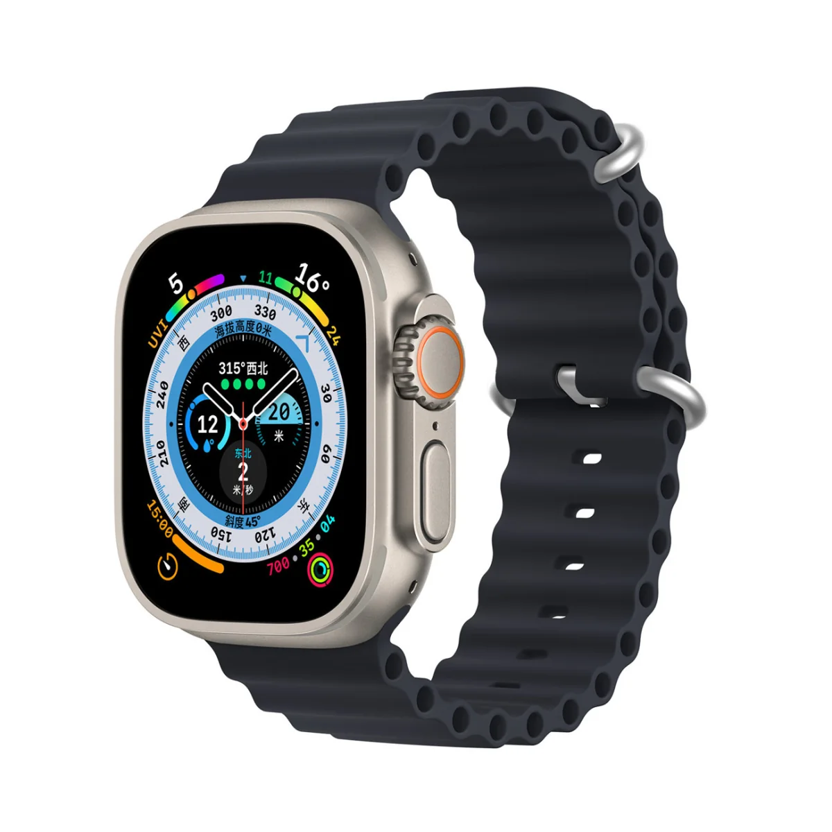 Dux Ducis Strap remienok na Apple Watch 42/44/45mm gray