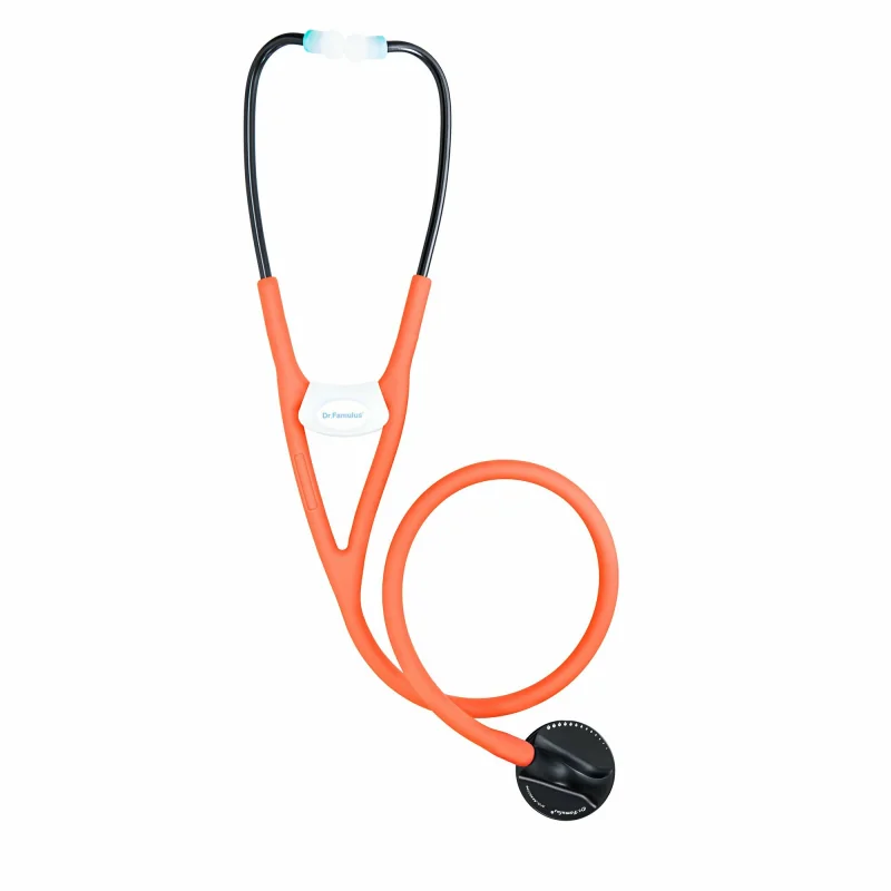 DR.FAMULUS DR 650D Fine Tune stetoskop, jednostranný, oranžový