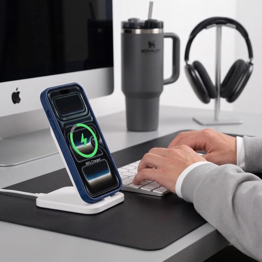 Tech-Protect BasicMag MagSafe kryt na iPhone 17 Pro / 18 Pro, tmavomodrý