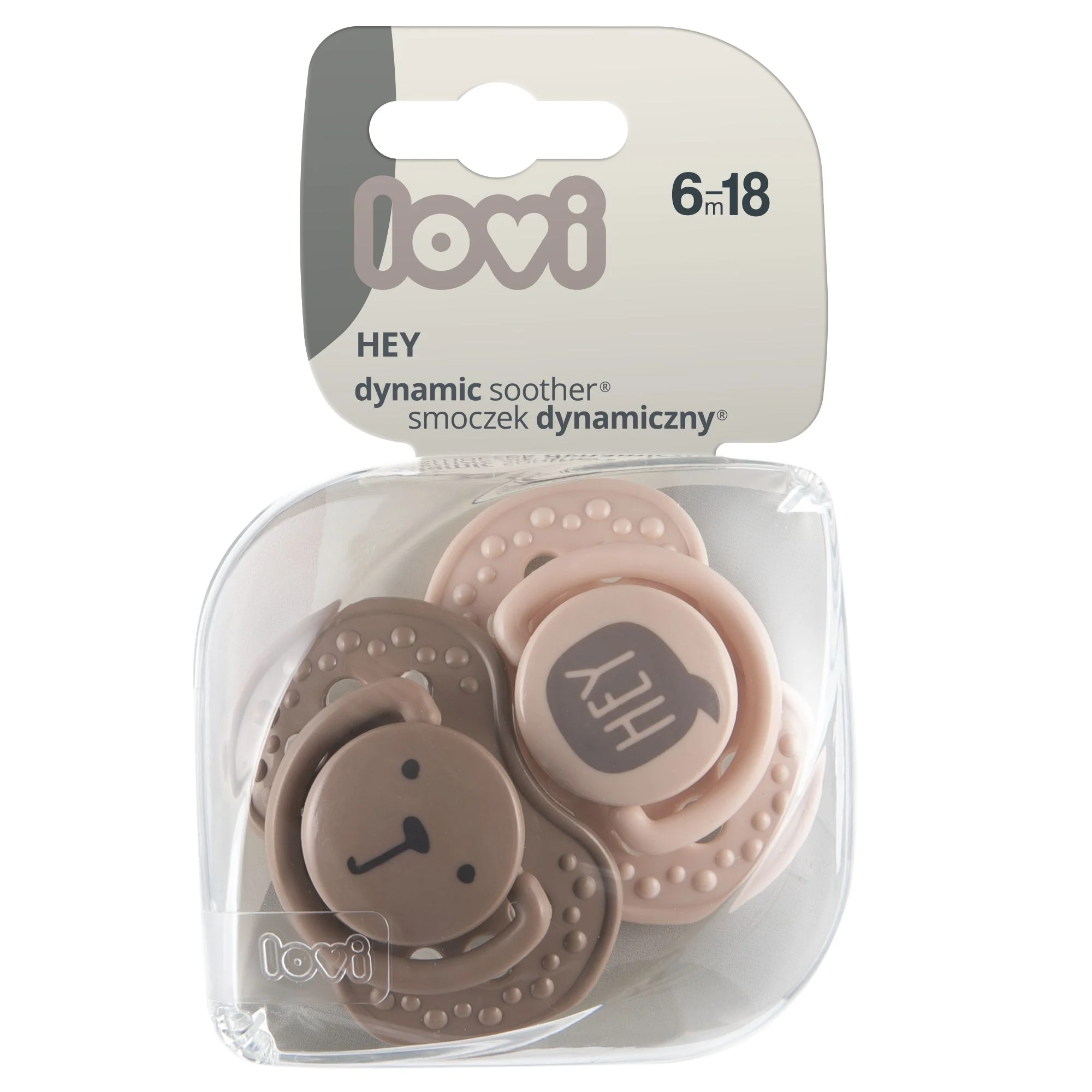 Lovi Dynamický utišujúci cumlík 6-18m 2ks Hey girl 1×2 ks, utišujúci cumlík 6-18m