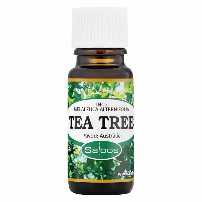 SALOOS Éterický olej 100% prírodný TEA TREE 1×10 ml, éterický olej