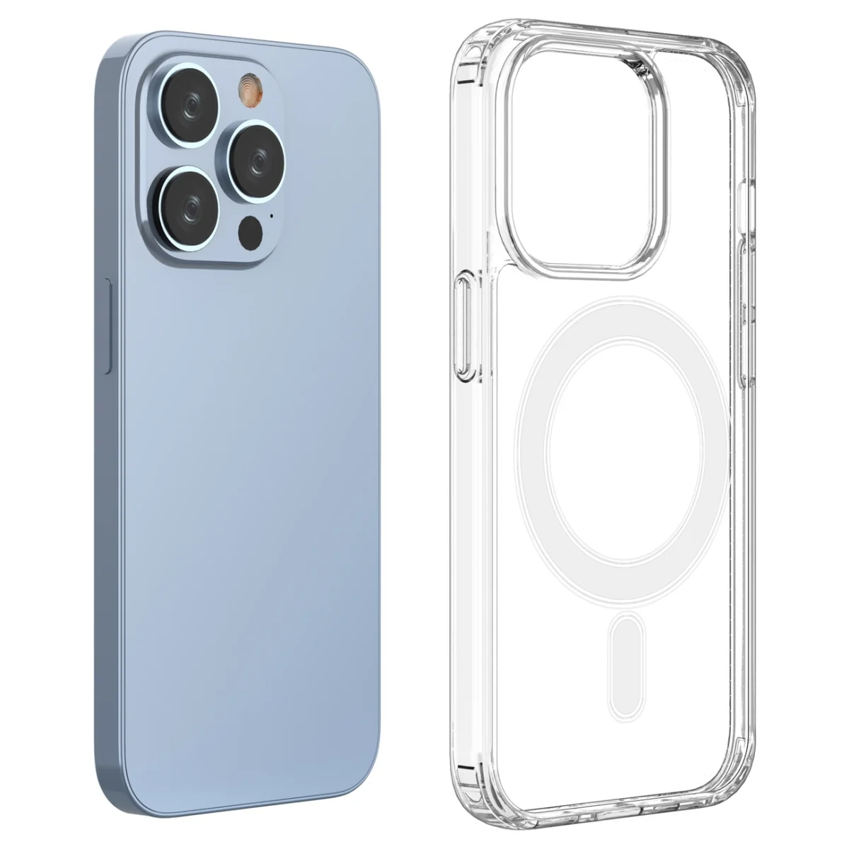 MG Clear MagSafe kryt na iPhone 15 Pro, priesvitný