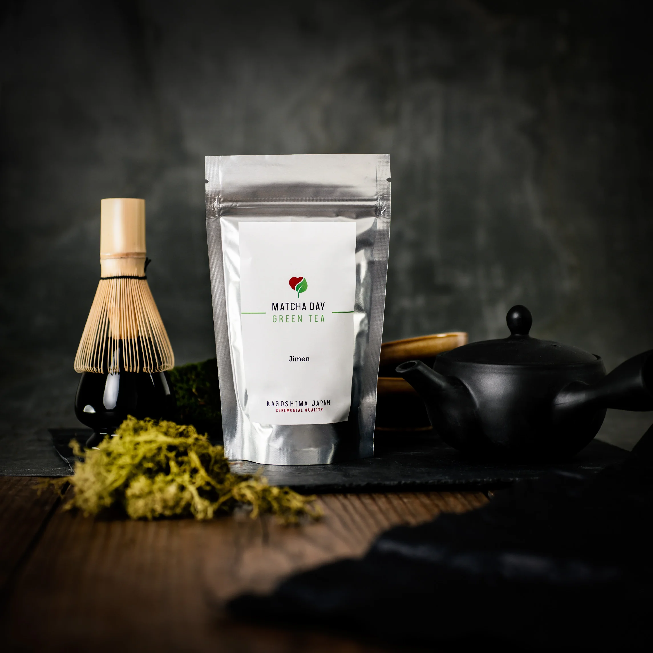 MatchaDay - Matcha čaj Jimen 50g 50g alu sáčok matcha čaj, ceremoniálna kvalita
