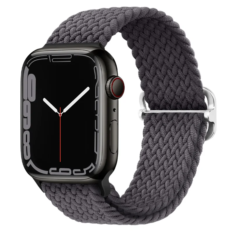 BStrap Elastic Nylon remienok na Apple Watch 38/40/41mm space gray
