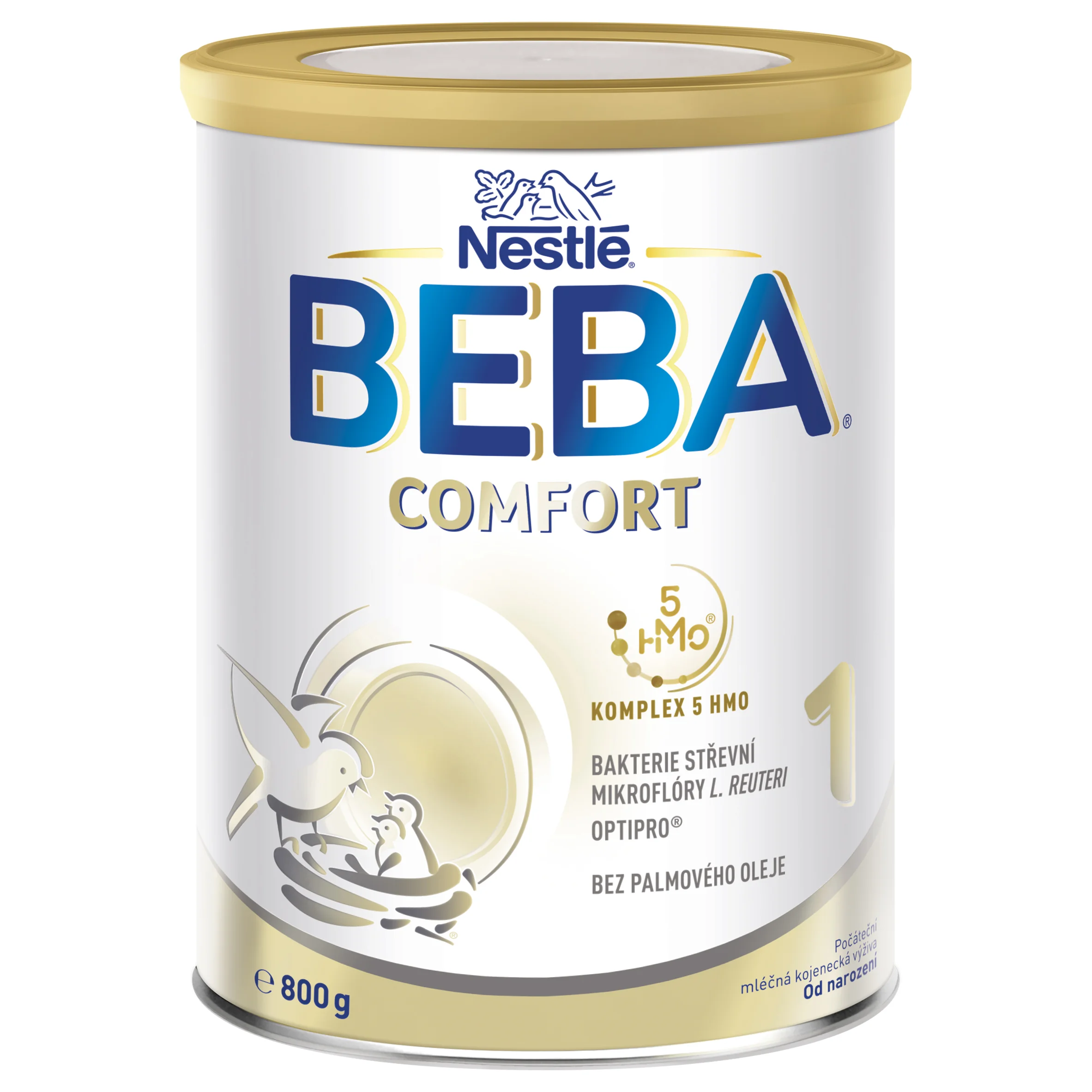 BEBA COMFORT 1, komplex 5 HM-O (počiatočná mliečna výživa (od narodenia)(inov.2026) 1×800 g