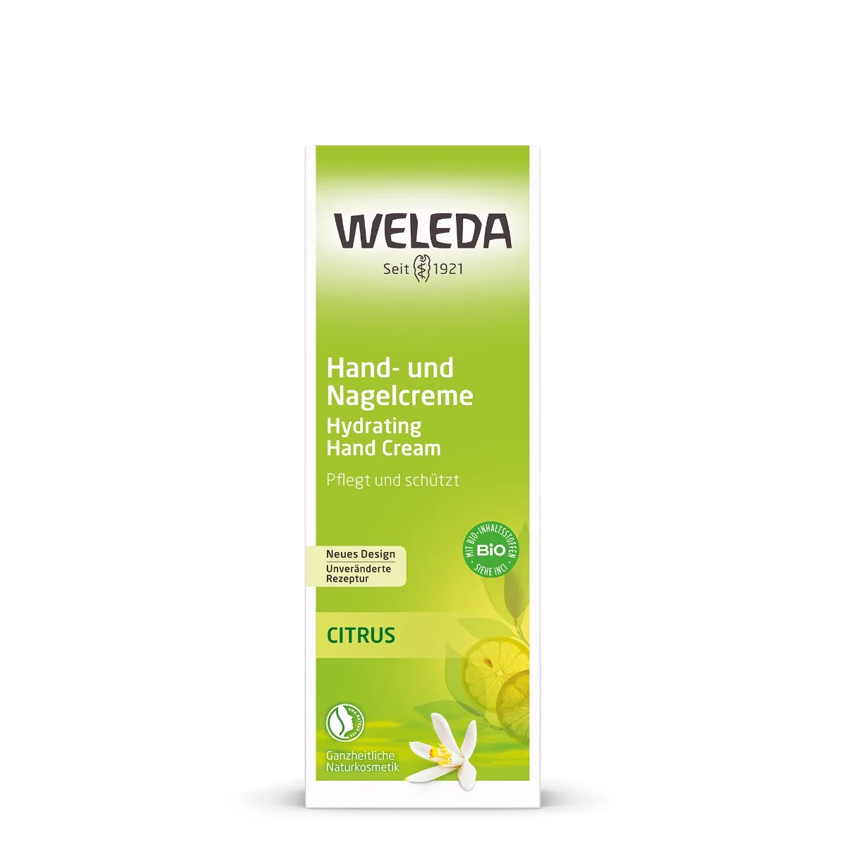 WELEDA Citrusový krém na ruky a nechty 1×50 ml, pre suché ruky a lámavé nechty