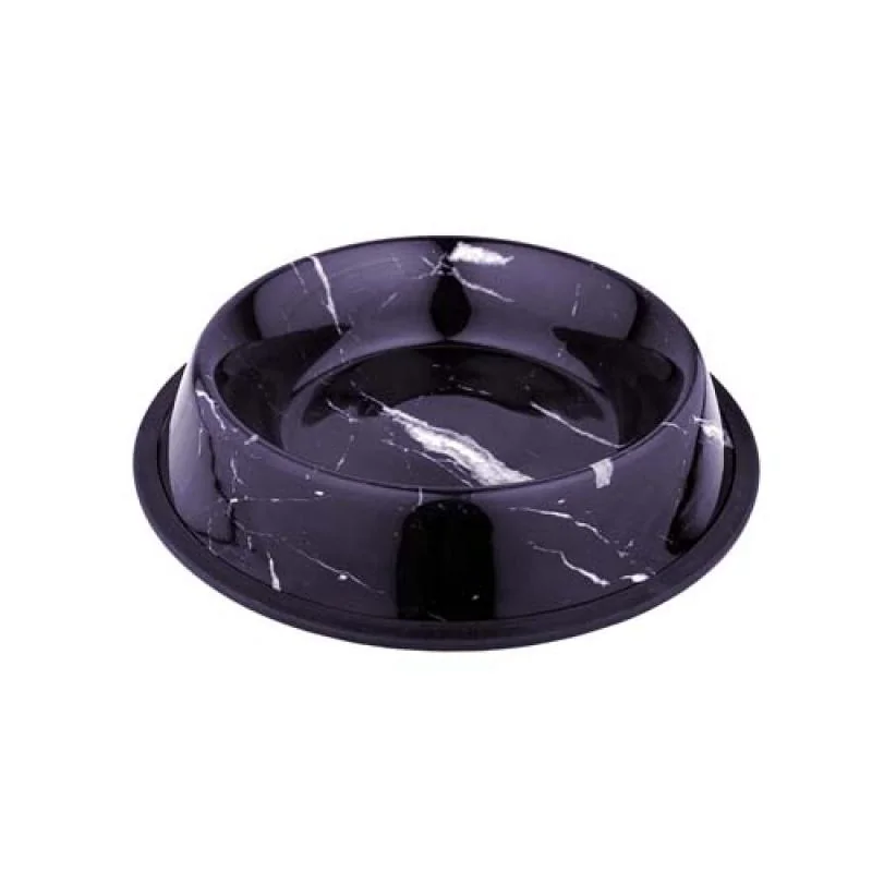 DUVO+ Protišmyková nerezová miska s mramorovým vzorom 1000ml 25,8x25,8x5,1cm  L