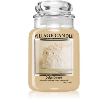 Village Candle Vonná sviečka v skle - Dolce Delight - Zamatové potešenie, veľká 1×1 ks