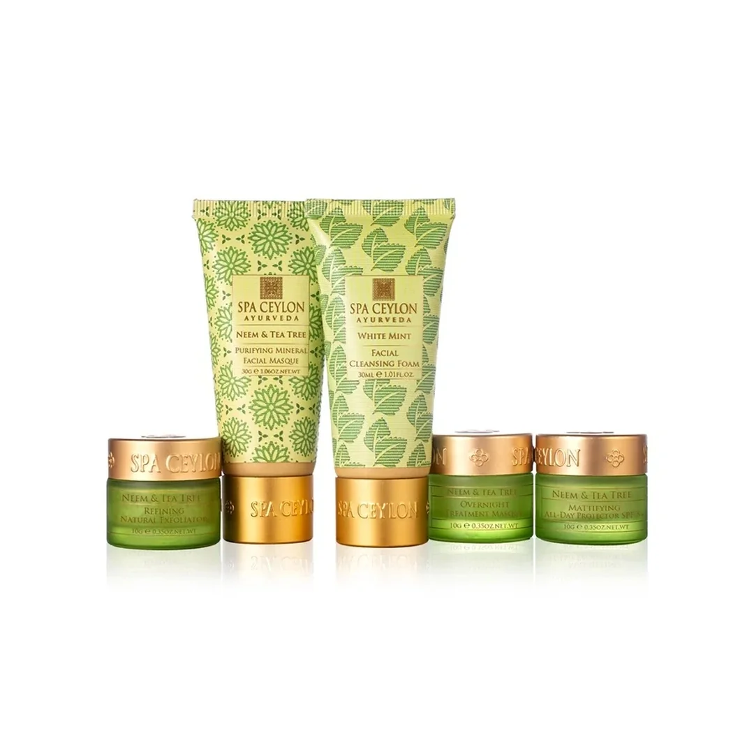 Kozmetická súprava Neem & Tea Tree 5 ks v sade